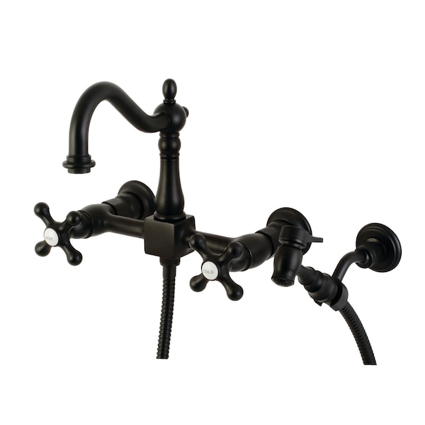 Heritage KS1260AXBS Wall Mount Bridge Kitchen Faucet KS1260AXBS - main